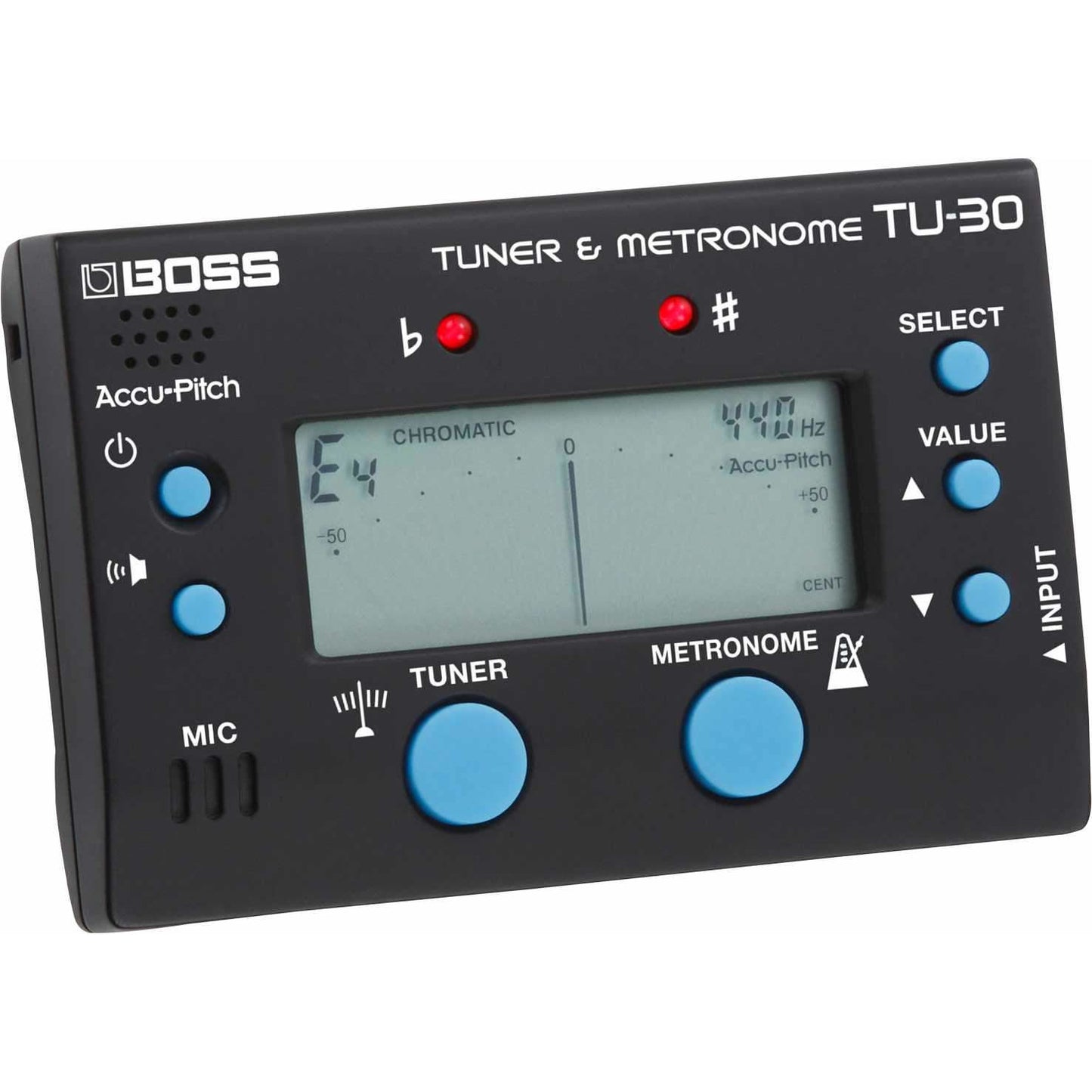 Image 4 of Boss TU-30 Tuner & Metronome - SKU# TU30 : Product Type Accessories & Parts : Elderly Instruments