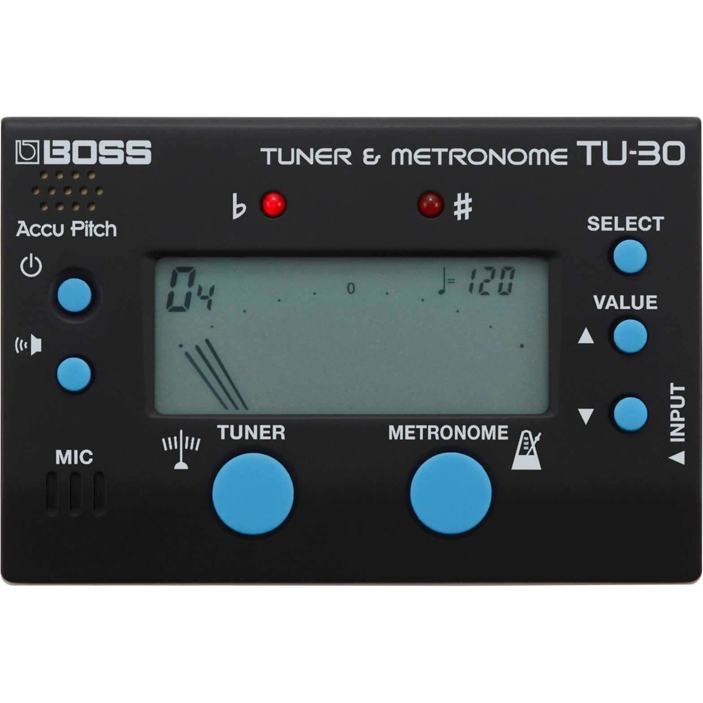 Image 3 of Boss TU-30 Tuner & Metronome - SKU# TU30 : Product Type Accessories & Parts : Elderly Instruments