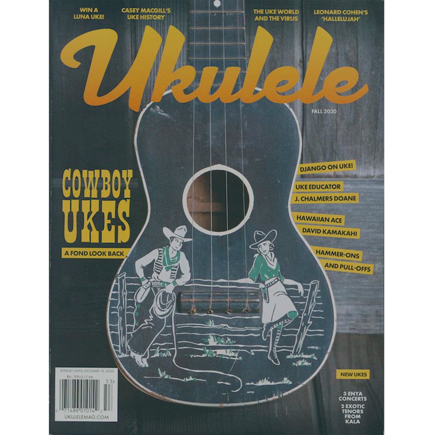 Image 1 of Ukulele Magazine - Fall 2020 - SKU# UKE-2020FA : Product Type Media : Elderly Instruments