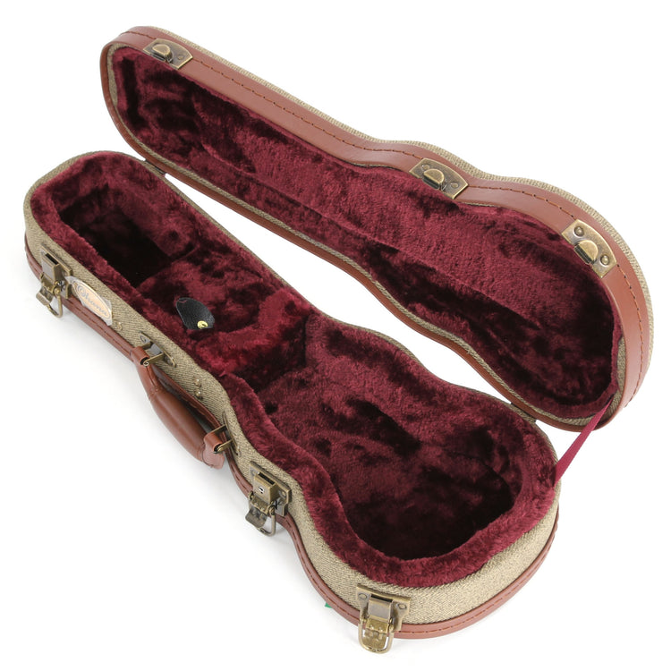 Image 2 of Ohana Deluxe Twill Ukulele Case, Soprano - SKU# UOT-S : Product Type Accessories & Parts : Elderly Instruments