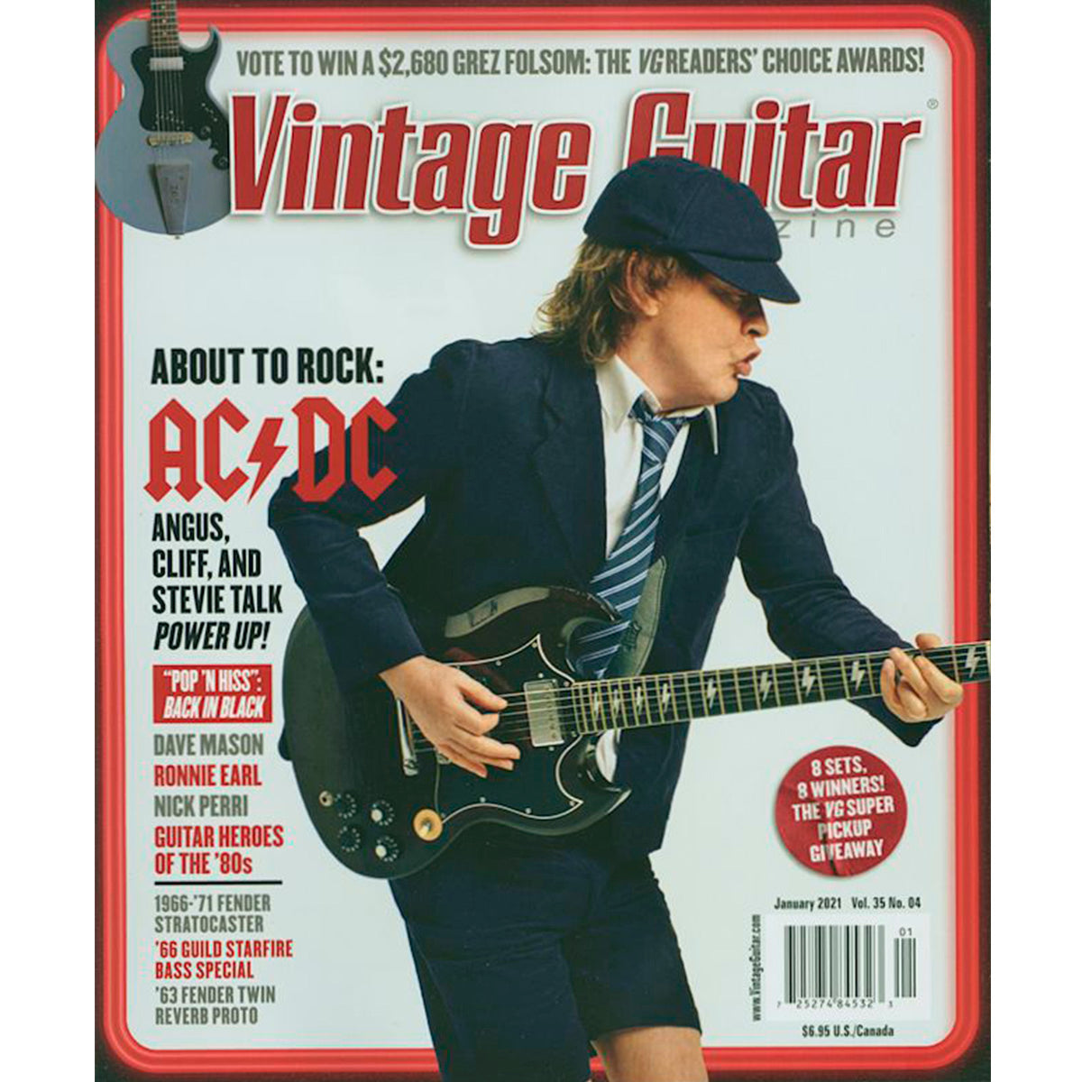 Image 1 of Vintage Guitar Magazine - January 2021 - SKU# VG-202101 : Product Type Media : Elderly Instruments