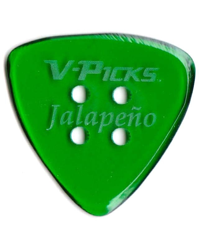 Image 1 of V-Picks Green Jalapeno Pick, 1.50MM - SKU# VGJ : Product Type Accessories & Parts : Elderly Instruments