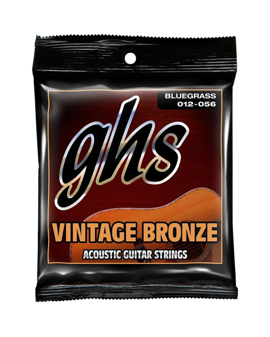 Image 2 of GHS VN-B 85/15 Vintage Bronze Bluegrass Gauge 12-56 Acoustic Guitar Strings - SKU# VNB : Product Type Strings : Elderly Instruments