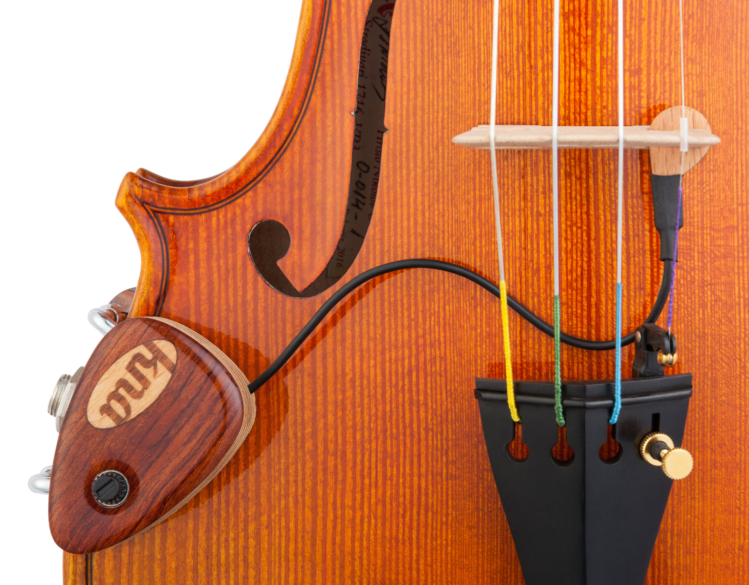 Image 2 of KNA VV-2 Violin/Viola Piezo Pickup with Volume Control - SKU# KVV2 : Product Type Pickups : Elderly Instruments