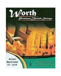 Image 1 of Worth BB Baritone Ukulele Set, Brown Fluorocarbon - SKU# WSBB : Product Type Strings : Elderly Instruments